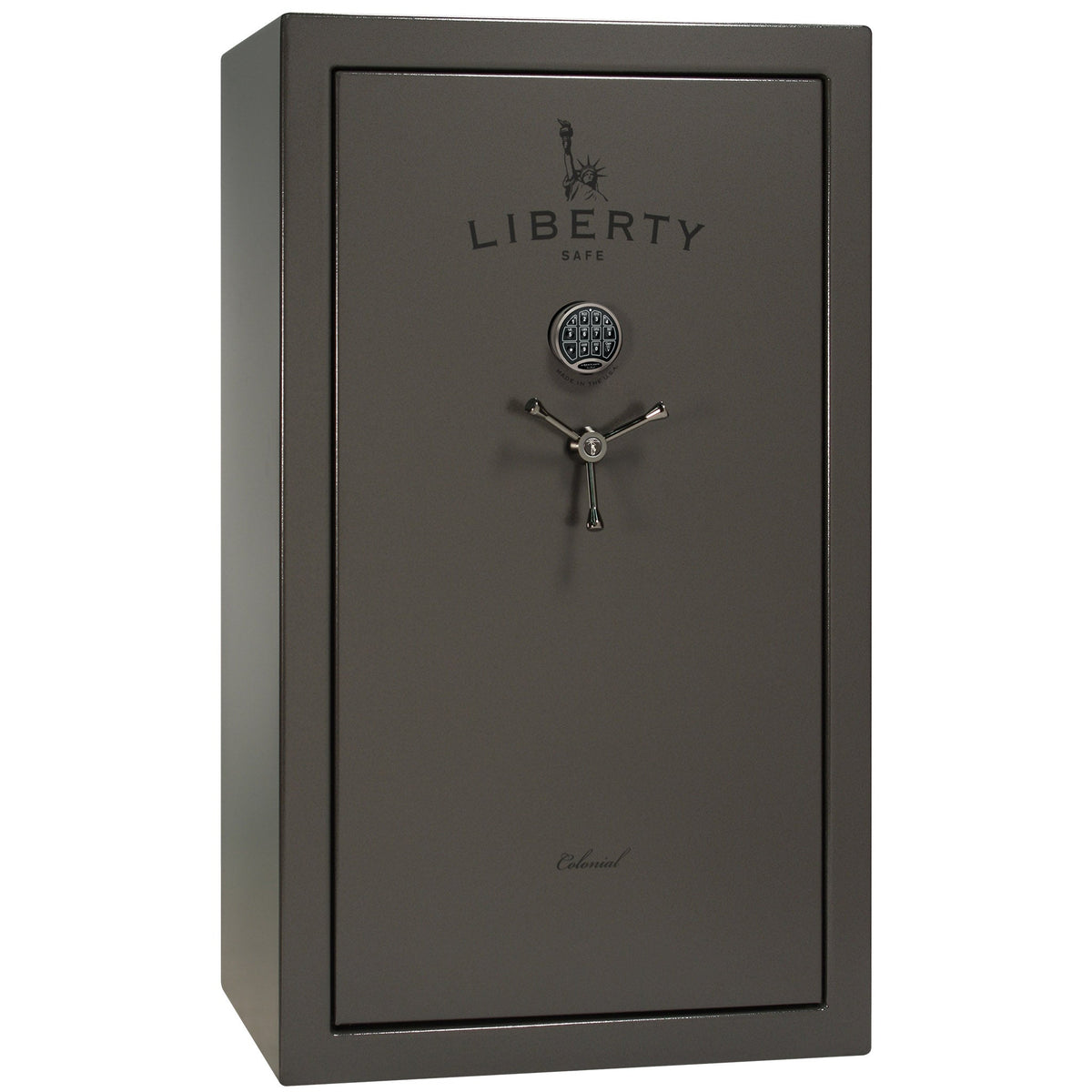 Colonial Series | Level 4 Security | 75 Minute Fire Protection | 30 PRO FLEX | DIMENSIONS: 60.5&quot;(H) X 36&quot;(W) X 22&quot;(D*) | Gray Marble | Electronic Lock - Closed